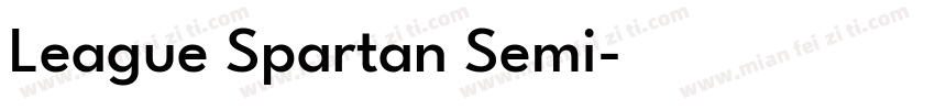 League Spartan Semi字体转换